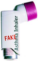 Inhalateur placebo. © Craig Cutler, The New York Times