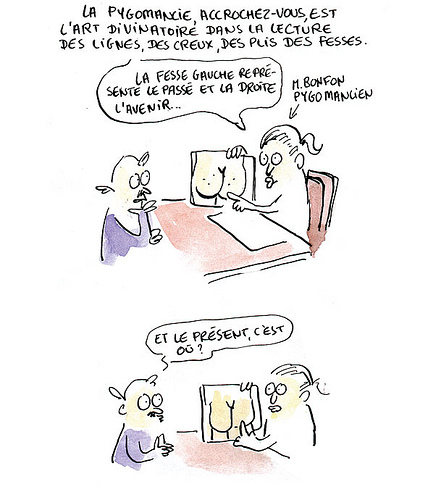 Humour (pygomancie - M.Montaigne)