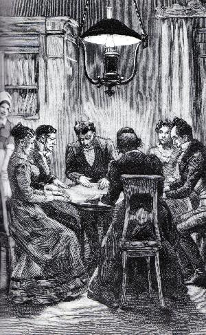 Une séance de spiritisme