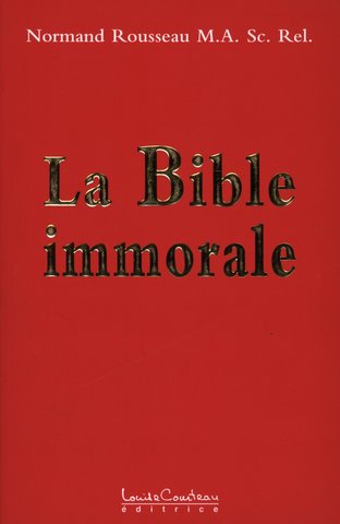 Couverture de « La Bible immorale »